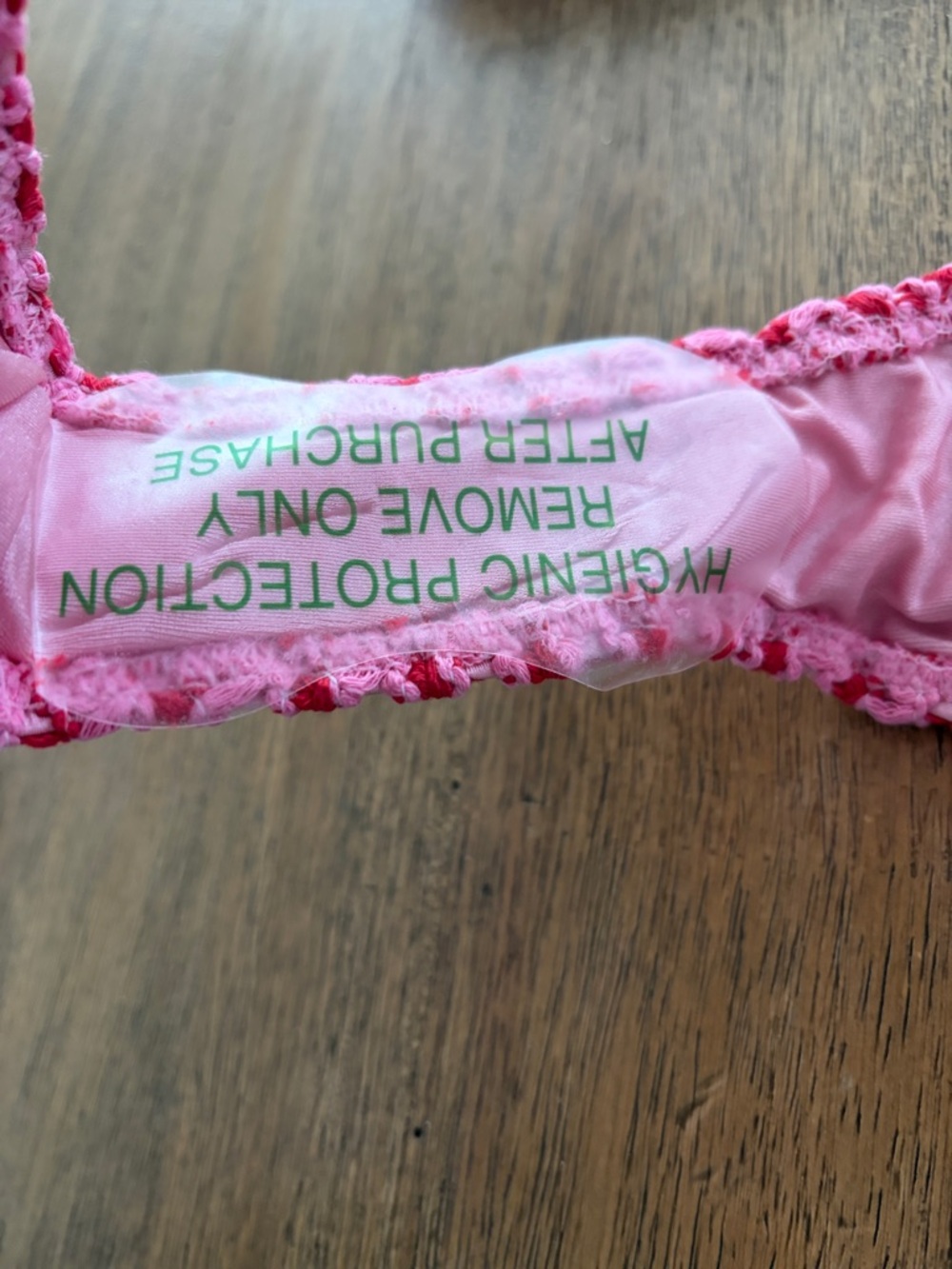 New VINCA - ALINA PINK CROCHET TRIANGLE BIKINI SET - Picture 11 of 11